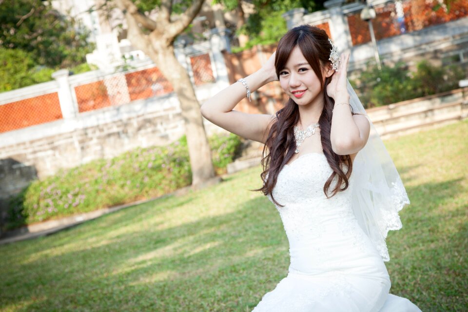 Bride wedding dress