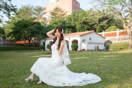 Bride wedding dress