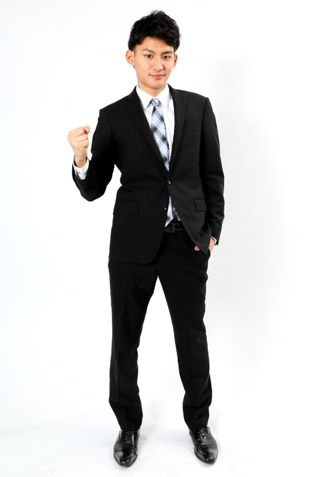 Business man fist pump