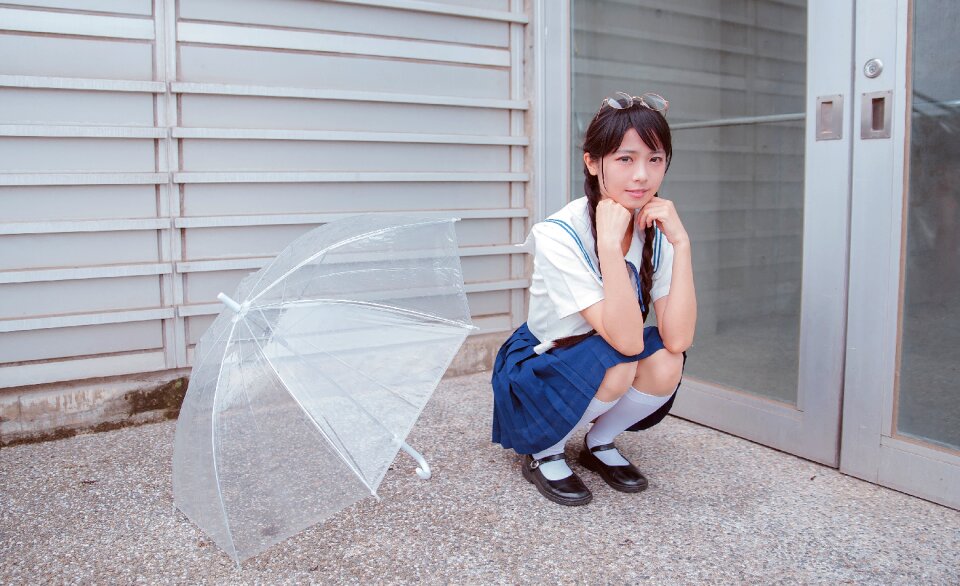 Female high school student
