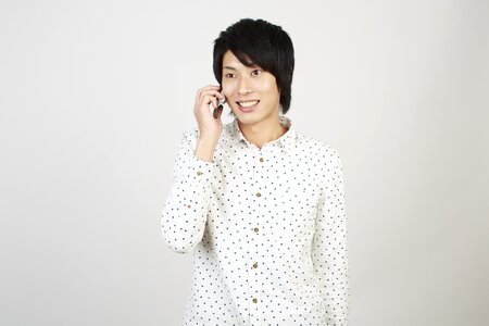 Man portrait smartphone