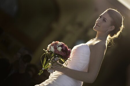 Wedding dress bride