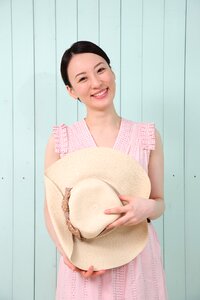 Woman girl portrait hat