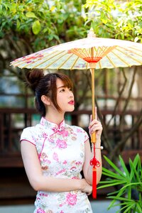 Woman girl portrait