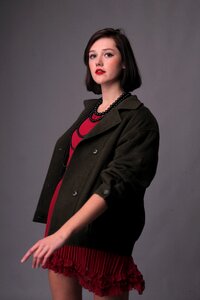 Woman girl portrait