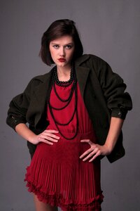 Woman girl portrait