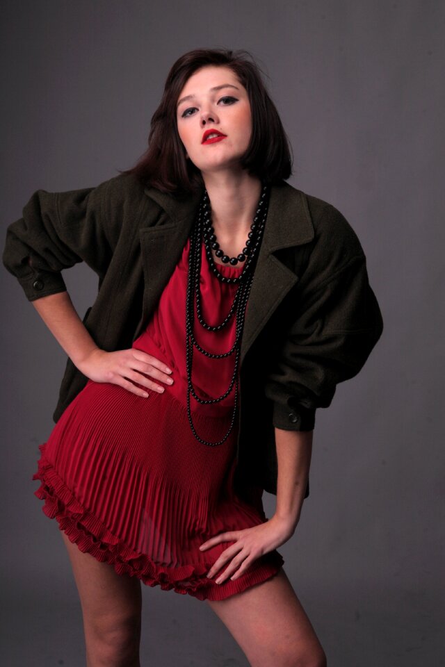 Woman girl portrait
