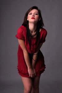 Woman girl portrait