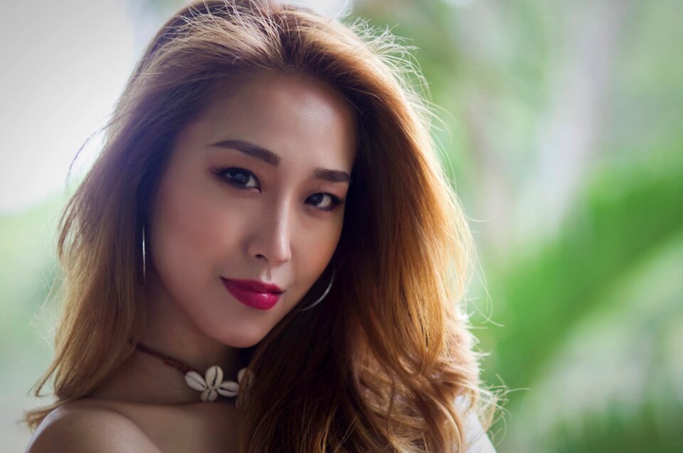 Woman girl portrait