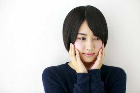 Woman girl portrait