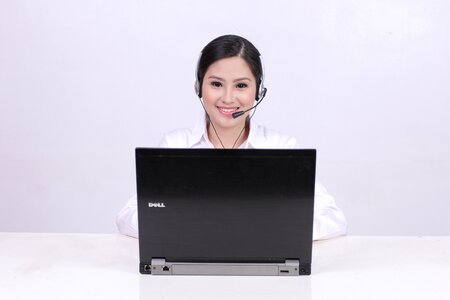 Customer service woman