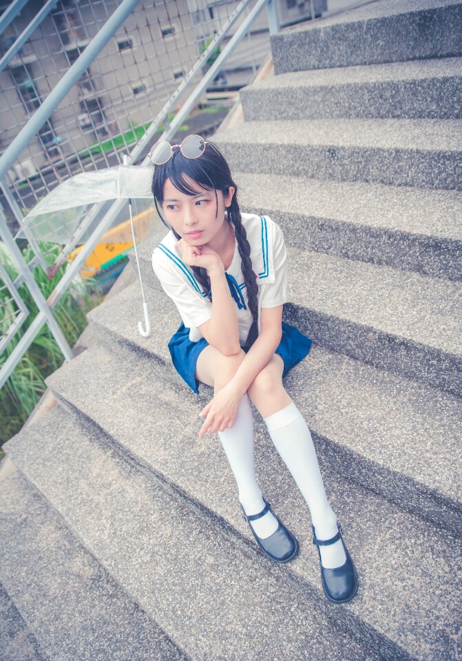 Female high school student