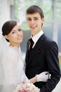 Wedding bride groom