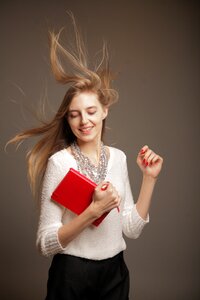 Woman girl portrait