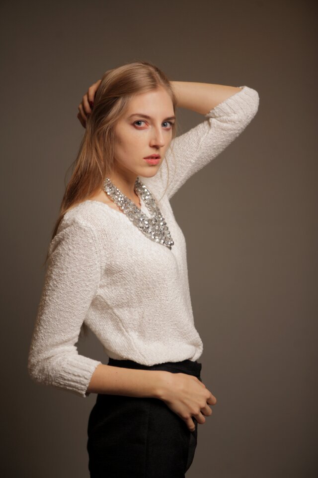 Woman girl portrait