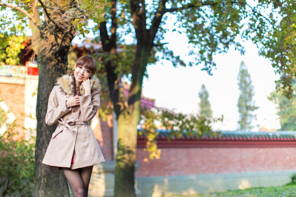 Woman girl portrait