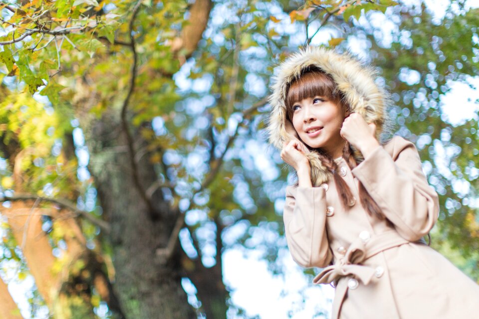 Woman girl portrait