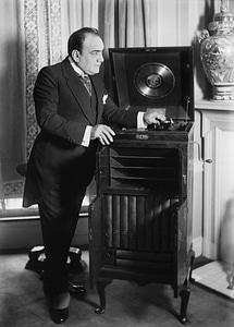 Victrola record player record photo