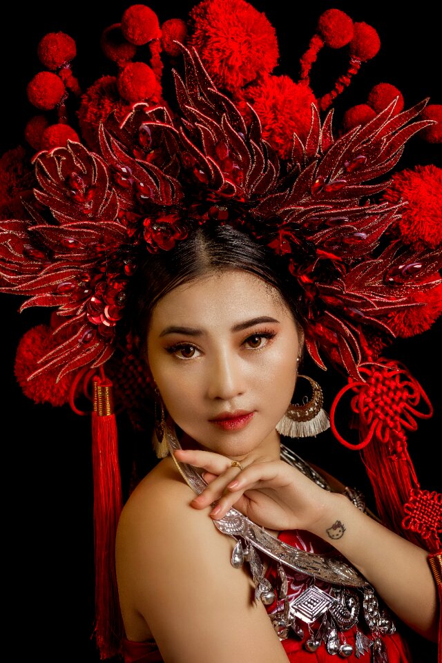 Woman girl portrait