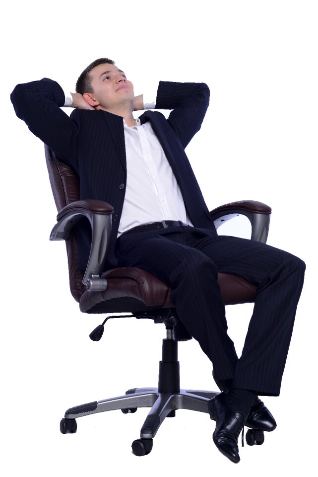 Man portrait sit