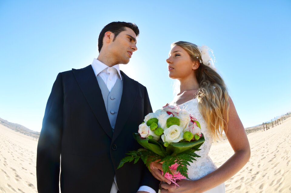 Wedding bride groom