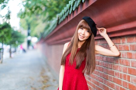 Woman girl portrait