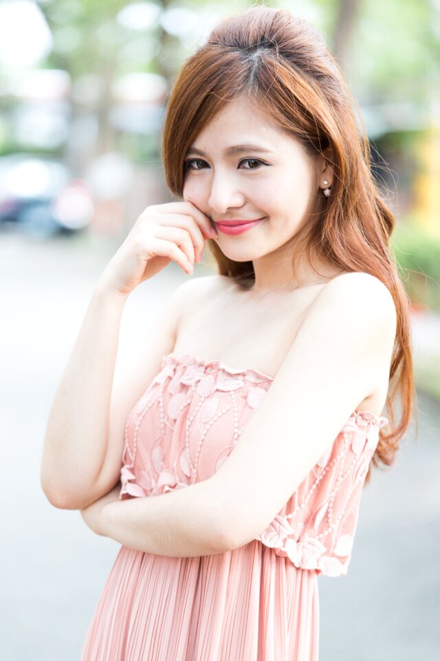 Woman girl portrait
