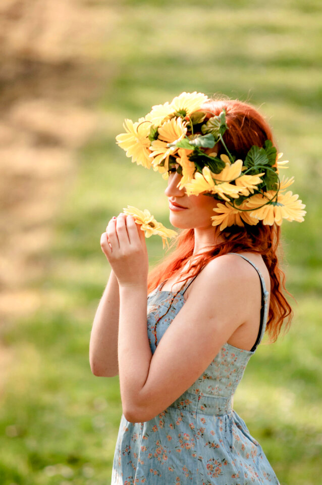 Woman girl portrait photo