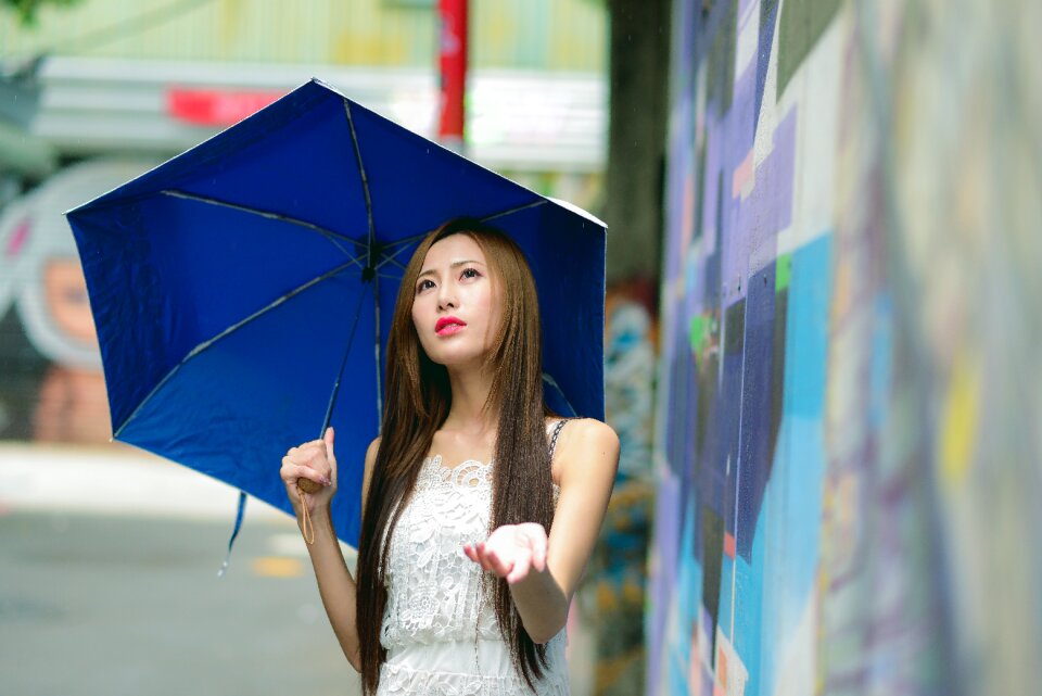 Woman girl portrait