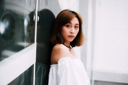 Woman girl portrait