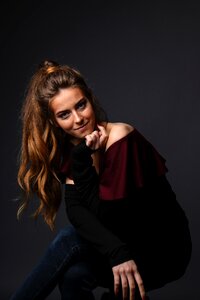 Woman girl portrait