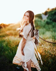 Woman girl portrait