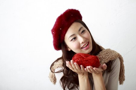 Woman girl portrait