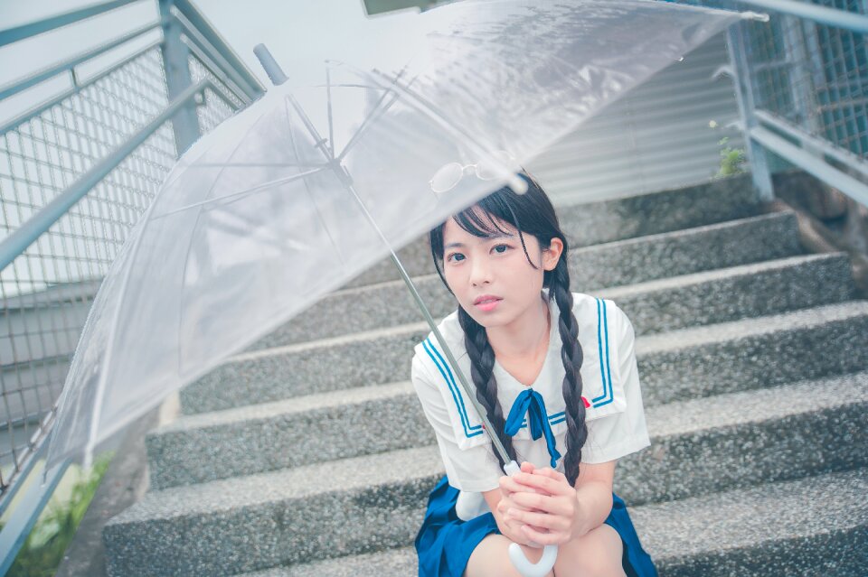 Female high school student