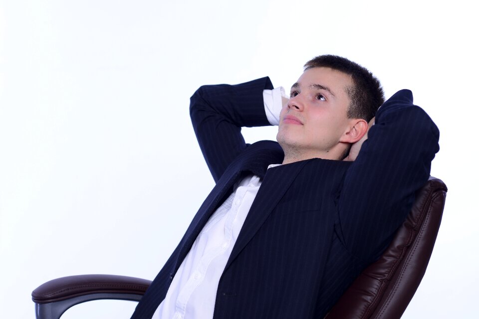 Man portrait sit