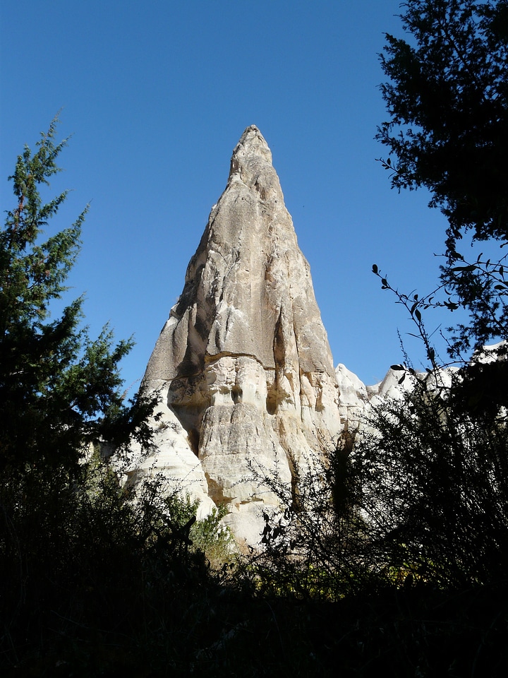 Tufa rock formations erosion
