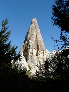 Tufa rock formations erosion