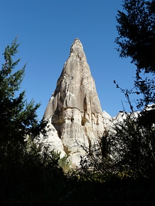 Tufa rock formations erosion photo