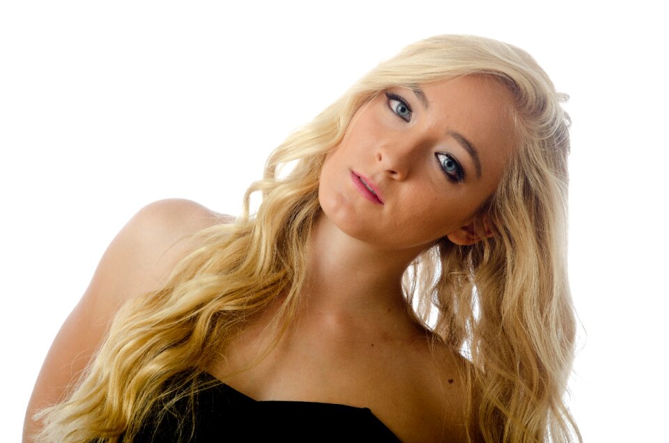 Woman girl portrait