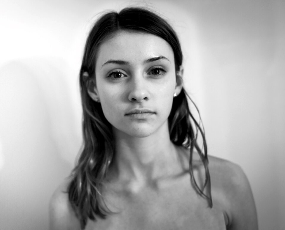 Woman girl portrait