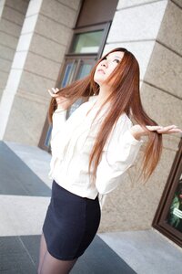 Woman girl portrait