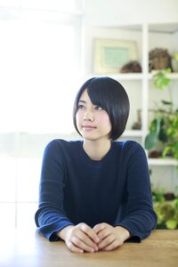 Woman girl portrait
