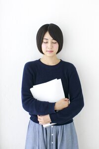 Woman girl portrait