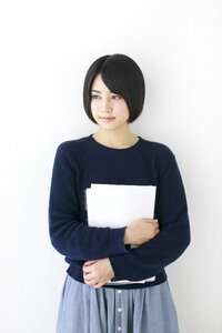 Woman girl portrait