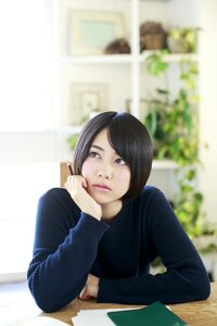 Woman girl portrait