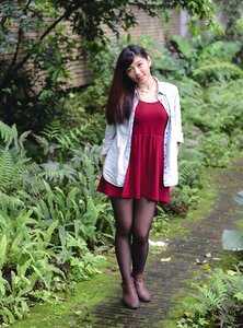 Woman girl portrait