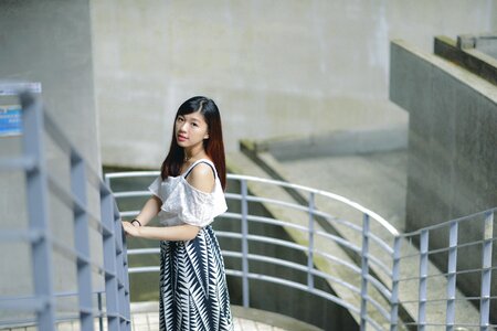 Woman girl portrait