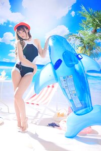 Woman girl swimwear