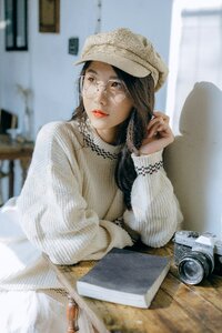 Woman girl portrait