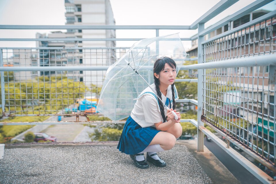 Female high school student